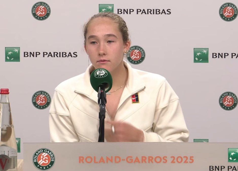 mirra andreeva conferinta presa roland garros
