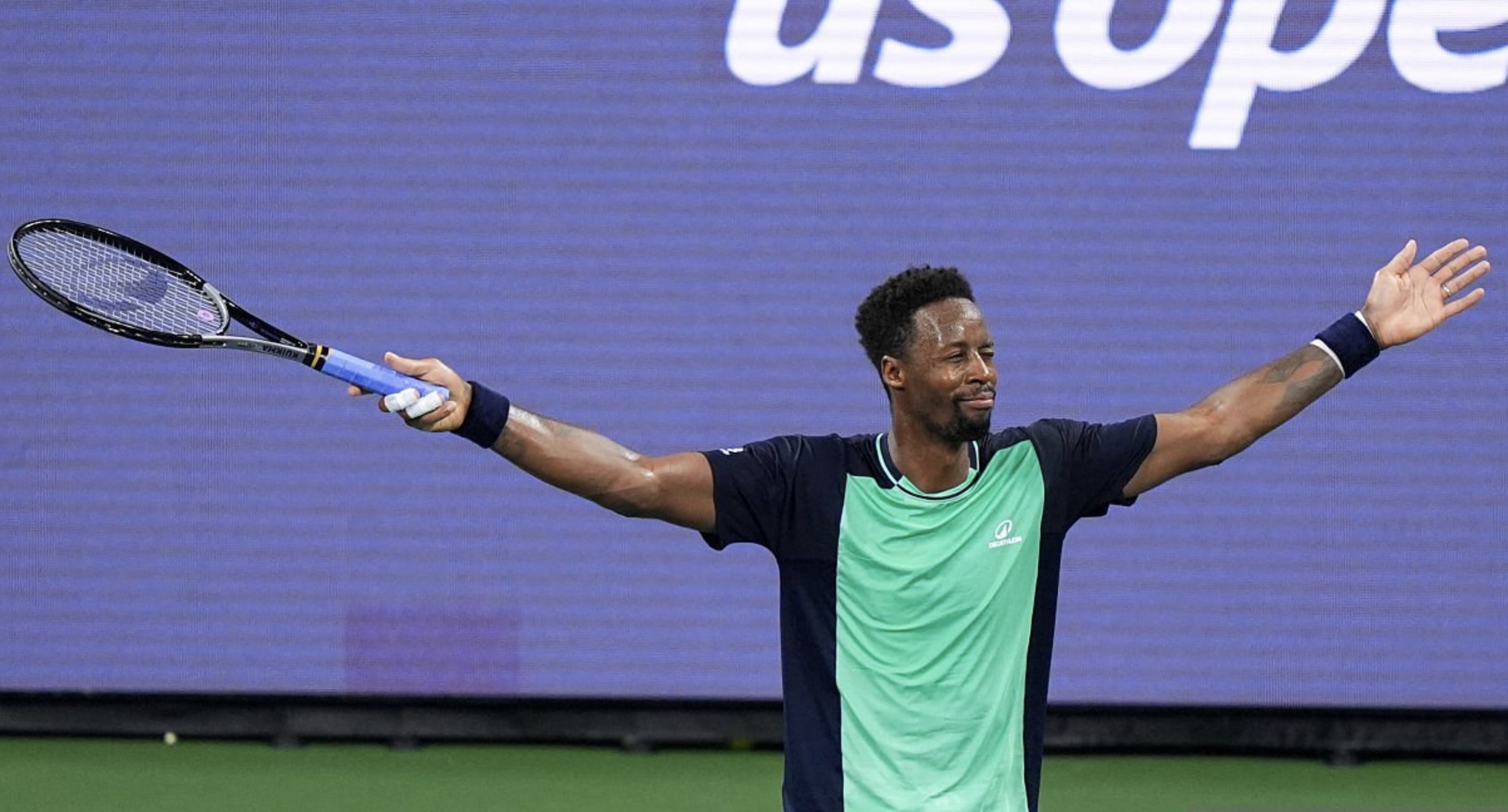 De ziua lui, Gaël Monfils a învins 2-6, 6-1, 6-2, 6-0 pe Adolfo Vallejo și s-a calificat în turul 2 la US Open.